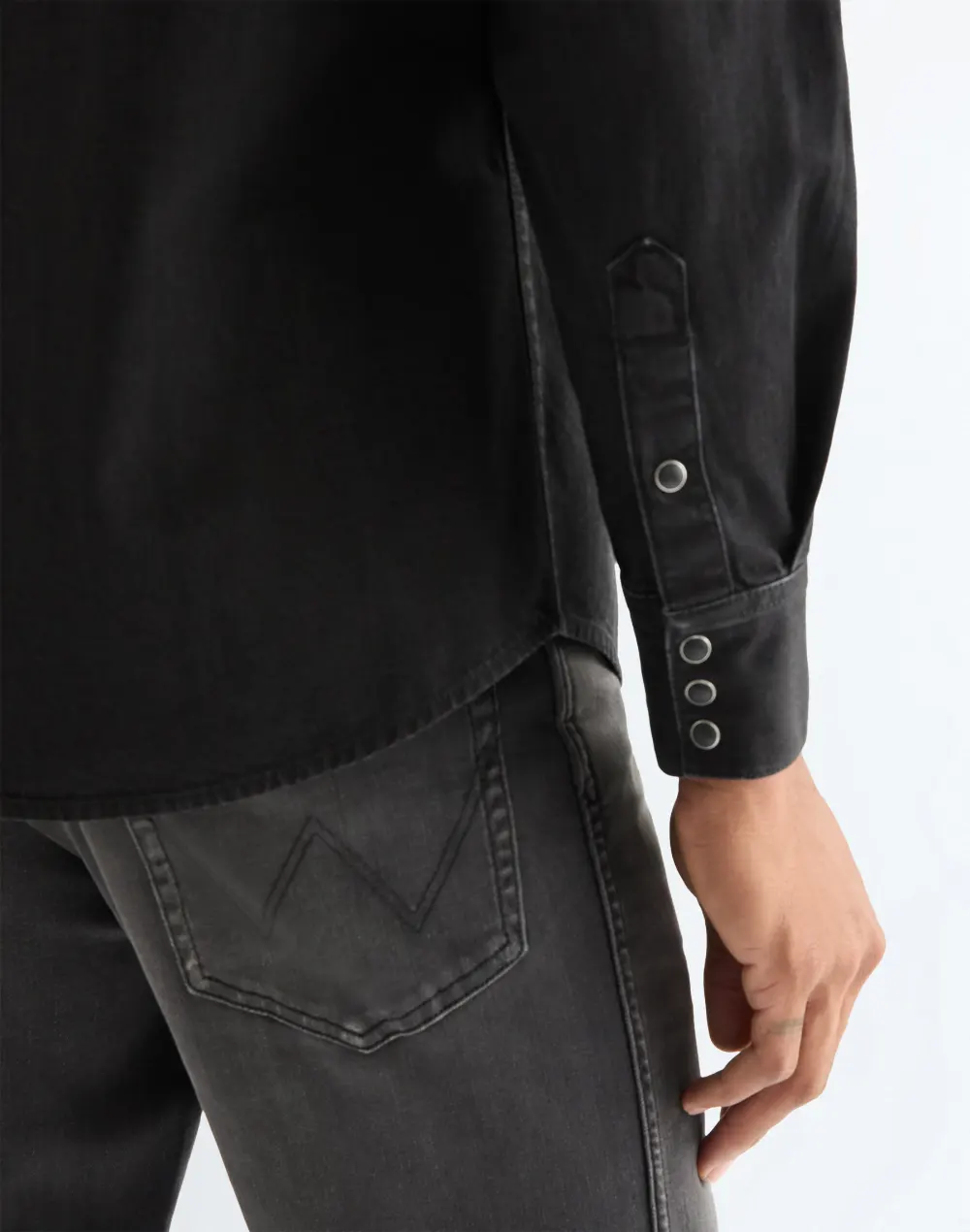 חולצת Western מכופתרת – תמונה 5