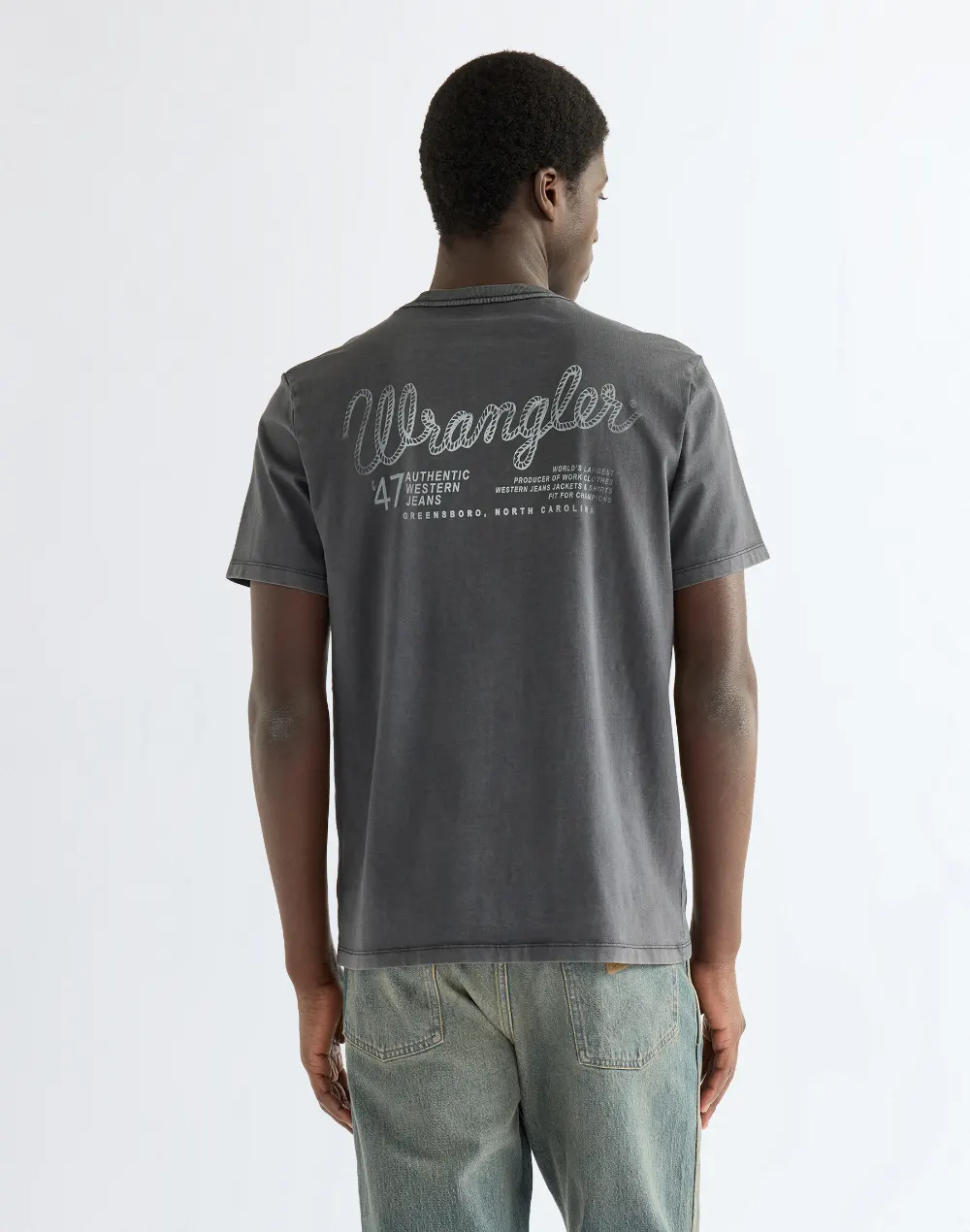 טי שירט עם הדפס Wrangler – תמונה 2