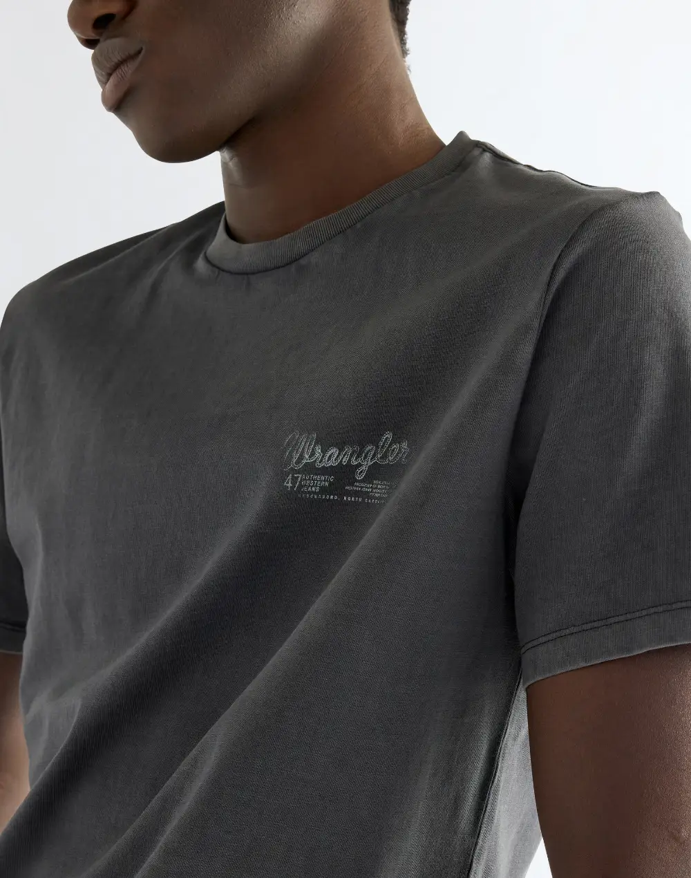 טי שירט עם הדפס Wrangler – תמונה 5
