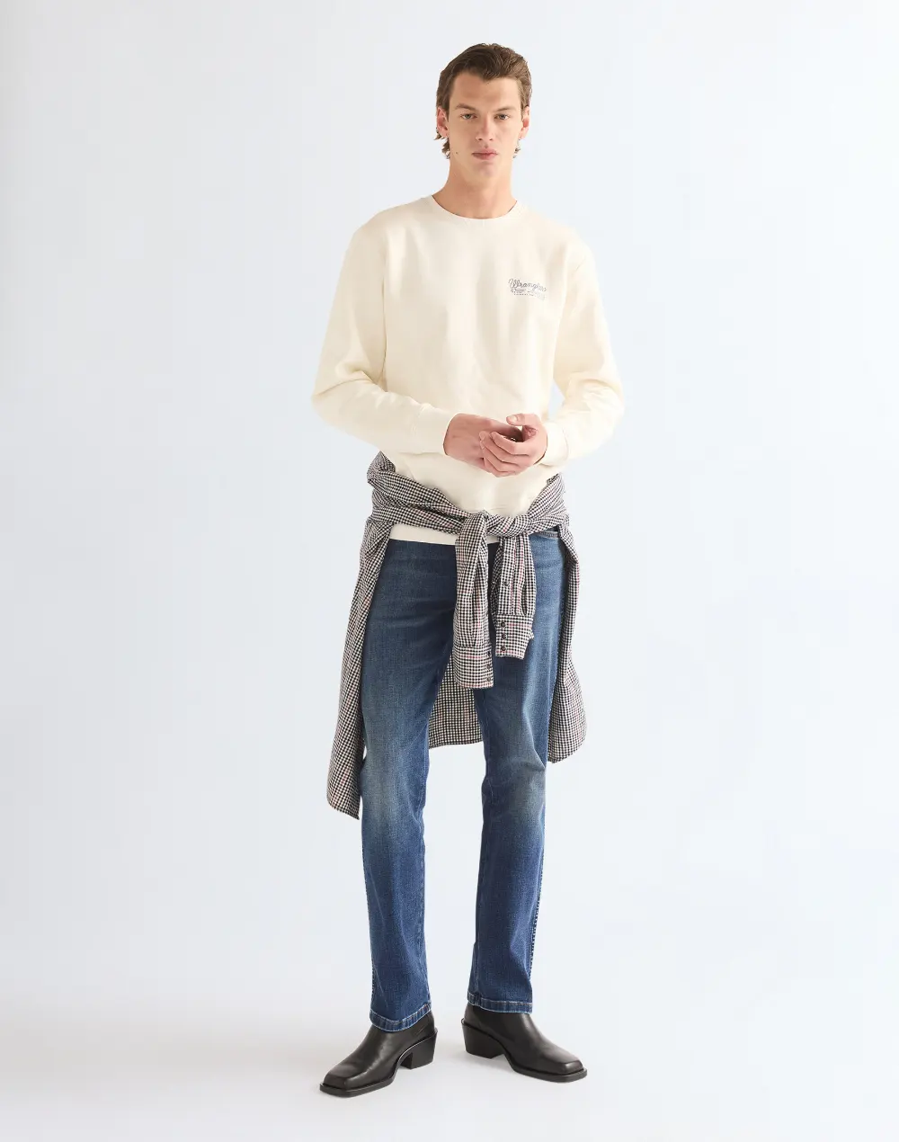 סווטשירט עם הדפס Wrangler – תמונה 2