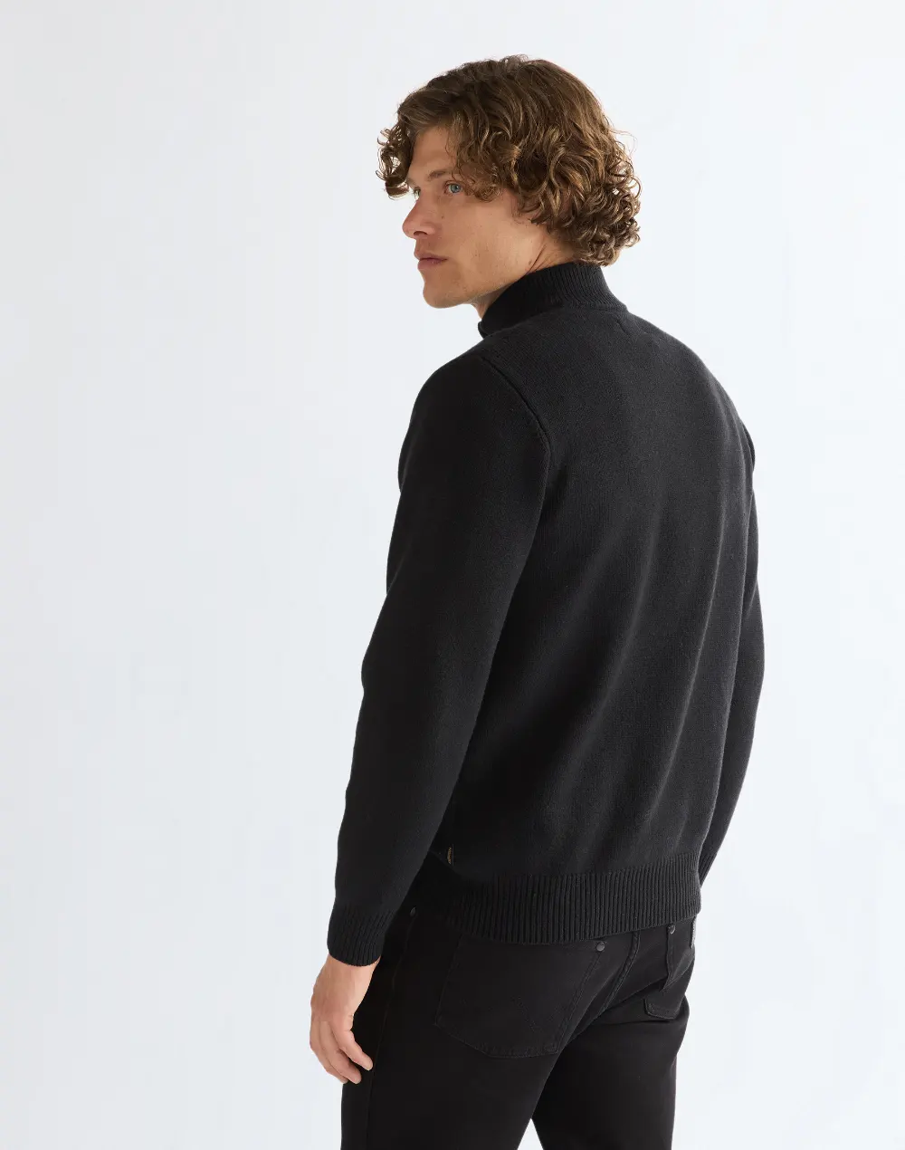 סוודר סרוג Quarter Zip – תמונה 3