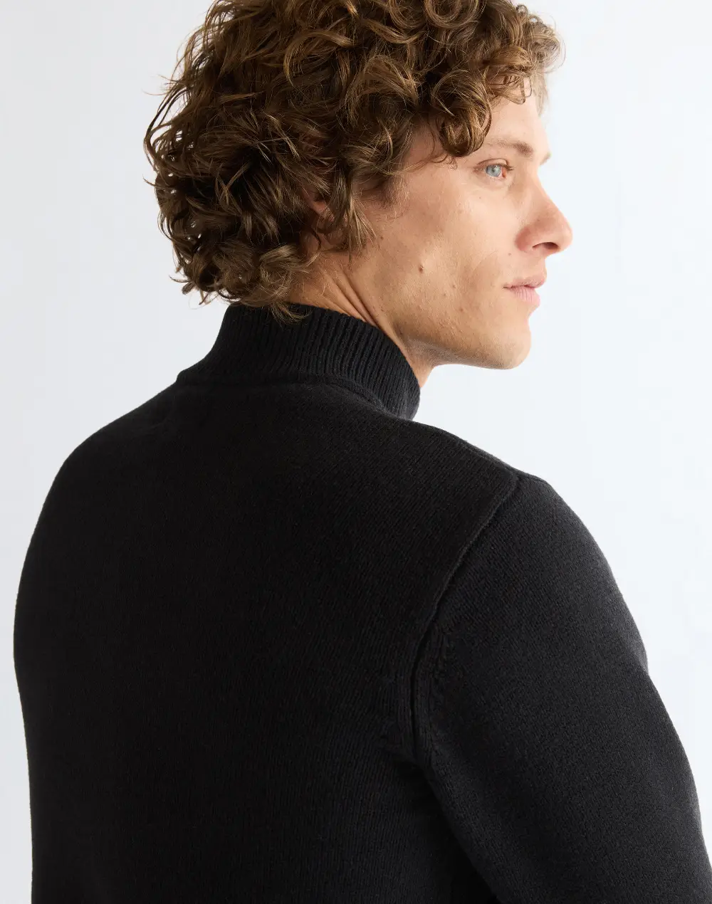 סוודר סרוג Quarter Zip – תמונה 5