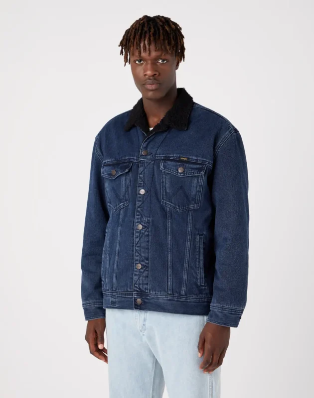ג’קט ג’ינס ANTIFIT עם בטנת SHERPA