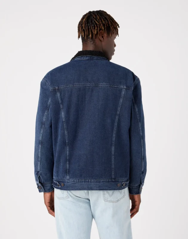 ג’קט ג’ינס ANTIFIT עם בטנת SHERPA
