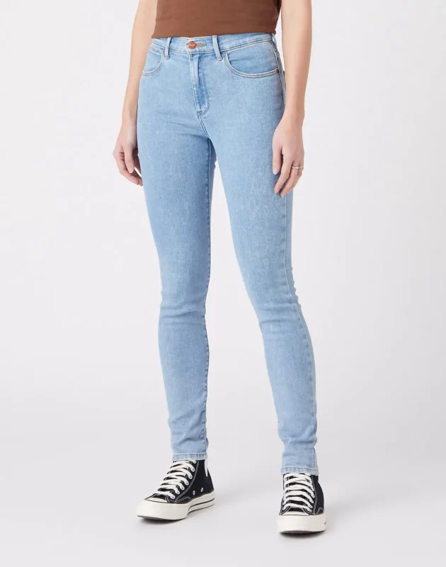 ג’ינס SKINNY בגזרה גבוהה