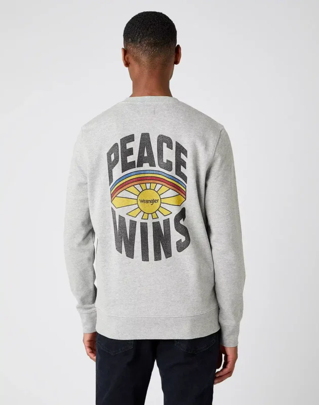 סווטשירט עם הדפס גב