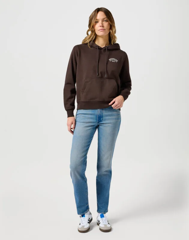 ג’ינס בגזרה ישרה בצבע כחול בהיר