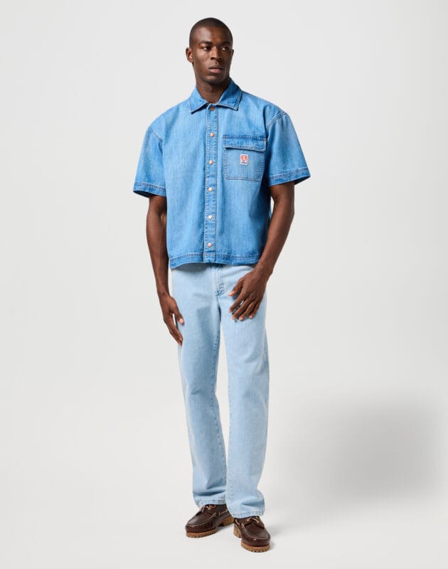 חולצה מכופתרת עם שרוולים קצרים Casey Jones