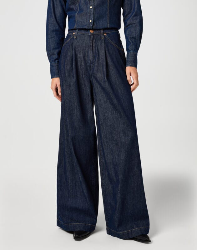 מכנסי ג’ינס Pleated