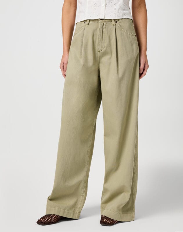 מכנסי ג’ינס Pleated
