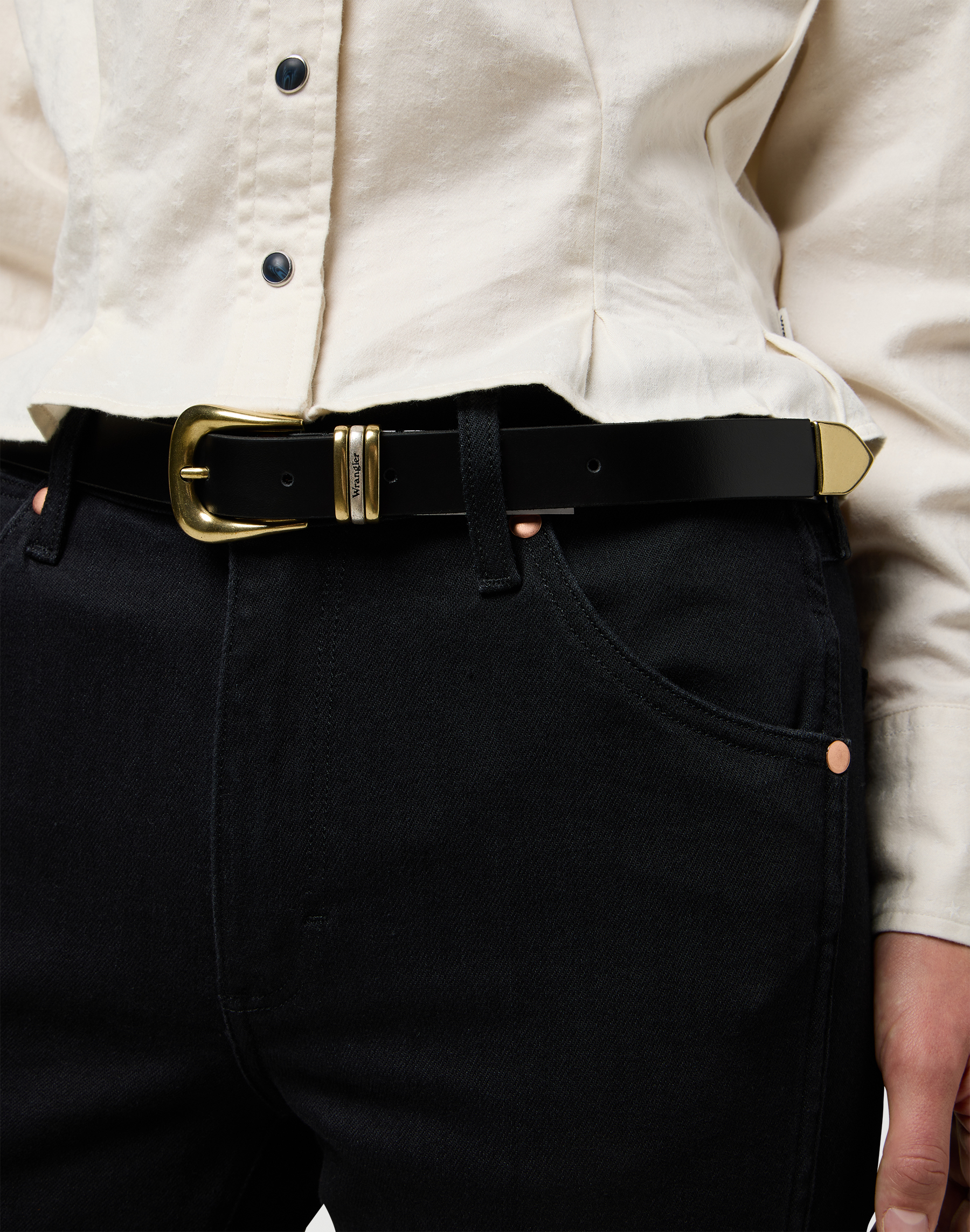 חגורה בצבע שחור – תמונה 3