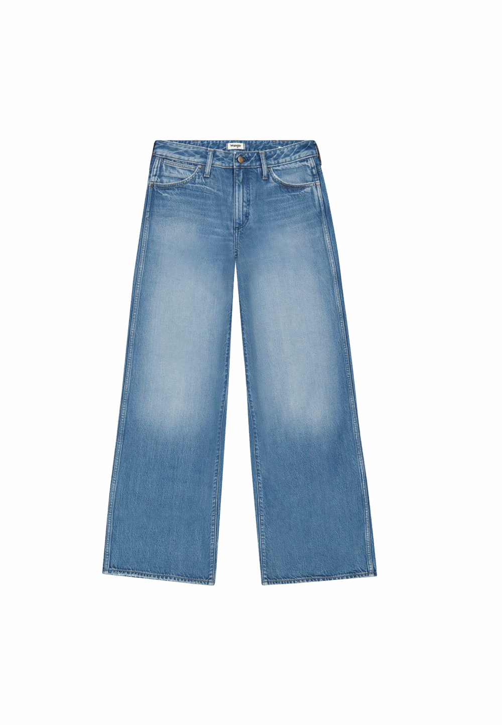 ⁦ג'ינס World Wide בגזרת Wide Leg⁩ – תמונה ⁦6⁩
