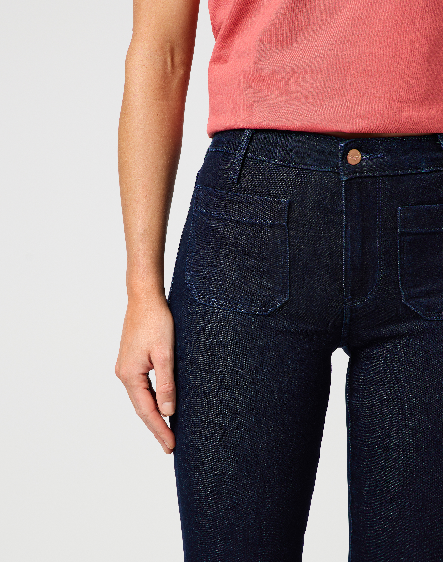 ג'ינס Flare בגזרה מתרחבת – תמונה 5