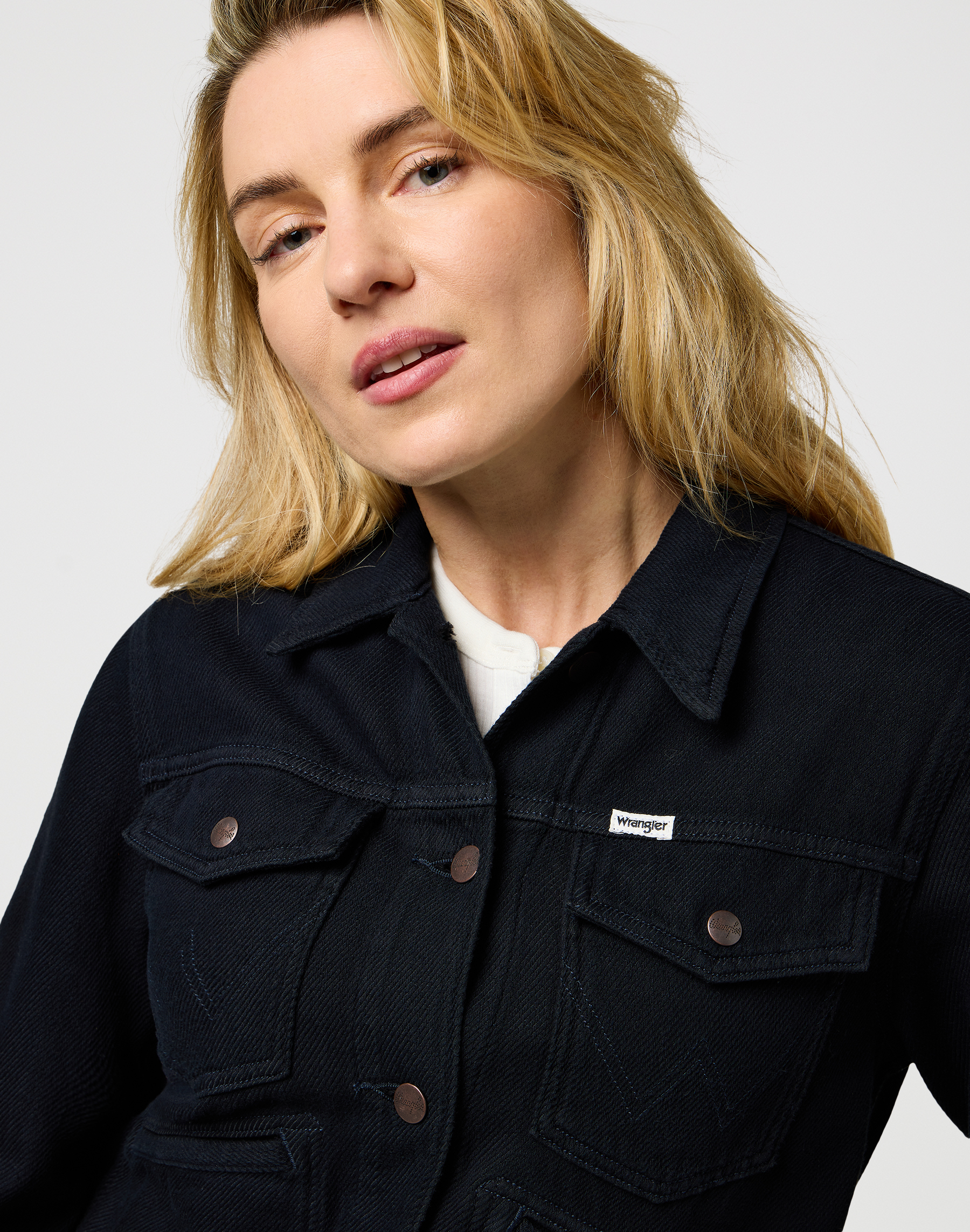 ג'קט בגוון כחול כהה – תמונה 4