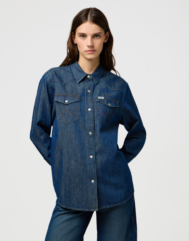 חולצת ג’ינס בגזרת Regular