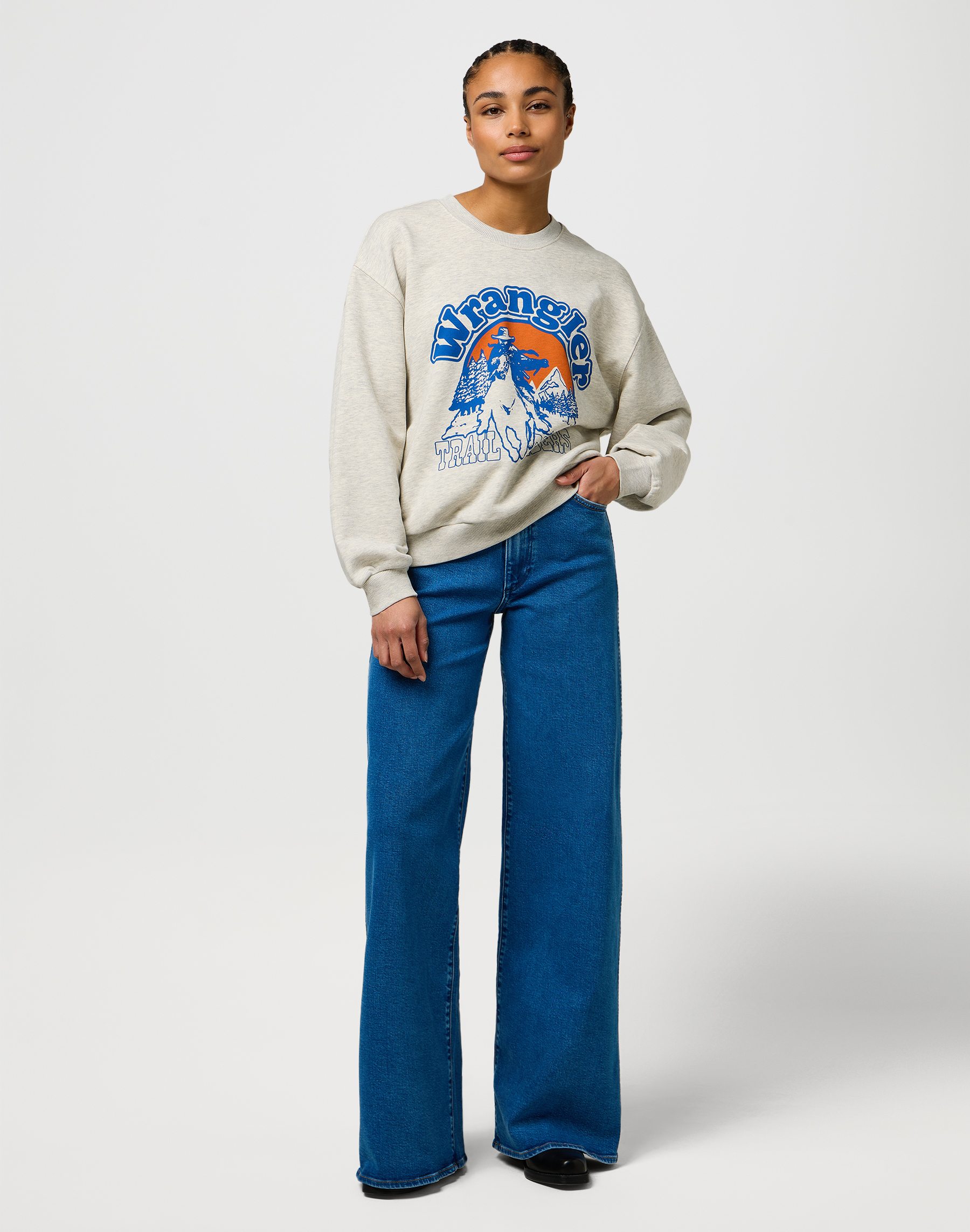 ג'ינס Canyon בגזרת A-line גבוהה – תמונה 6