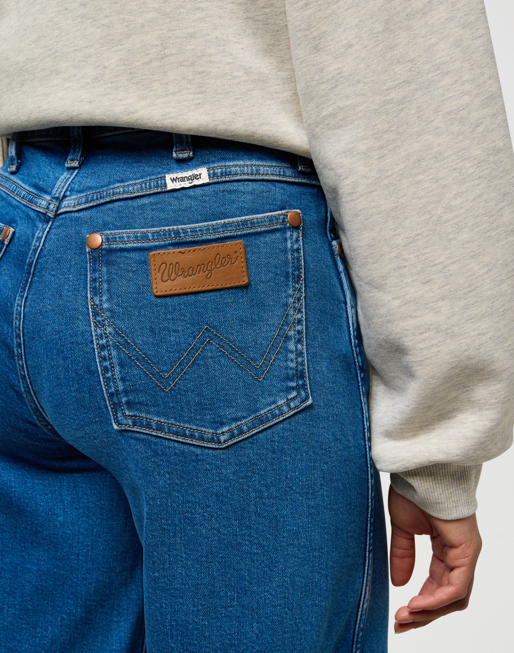 ג'ינס Canyon בגזרת A-line גבוהה – תמונה 7