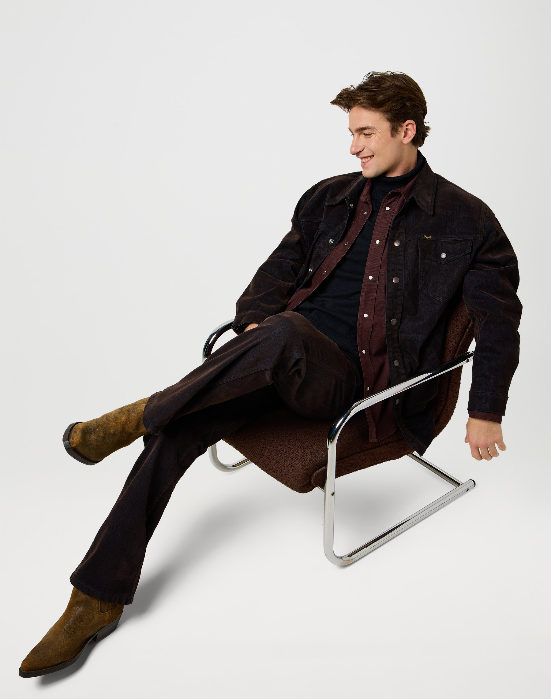 חולצת קורדרוי מכופתרת ארוכה – תמונה 6