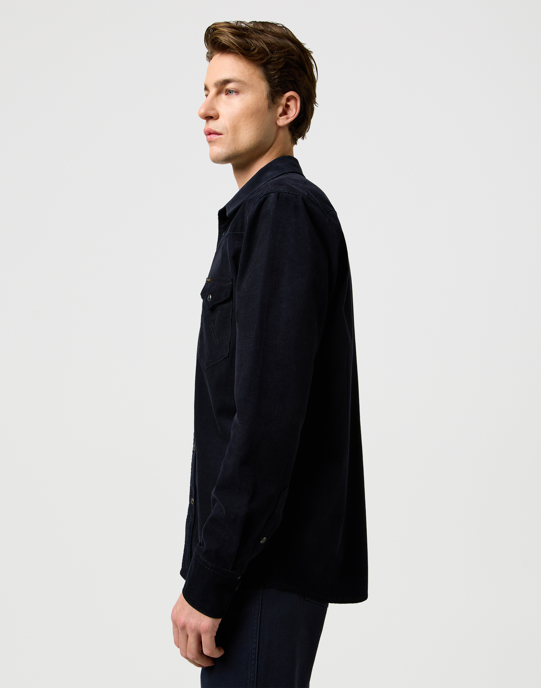 חולצת קורדרוי מכופתרת ארוכה – תמונה 5