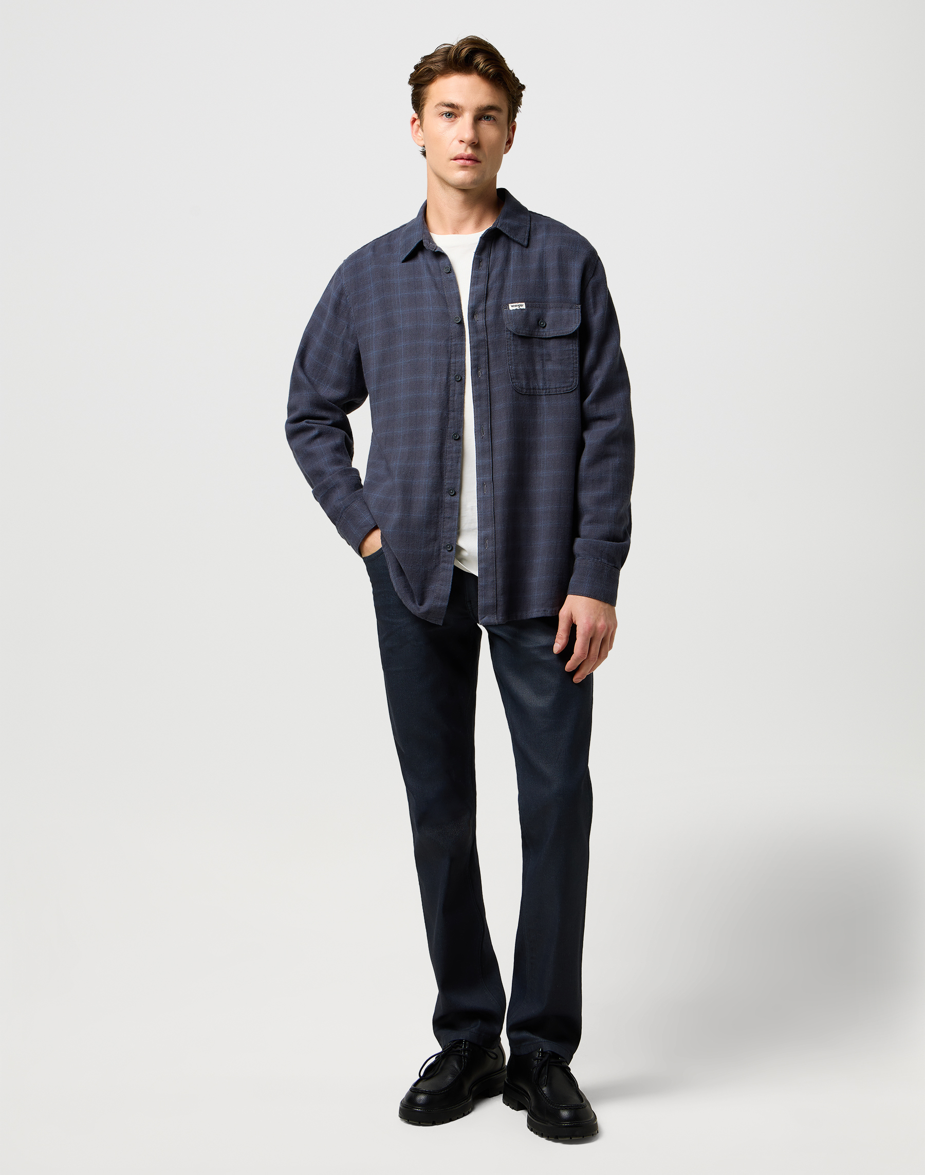 חולצה מכופתרת ארוכה – תמונה 3