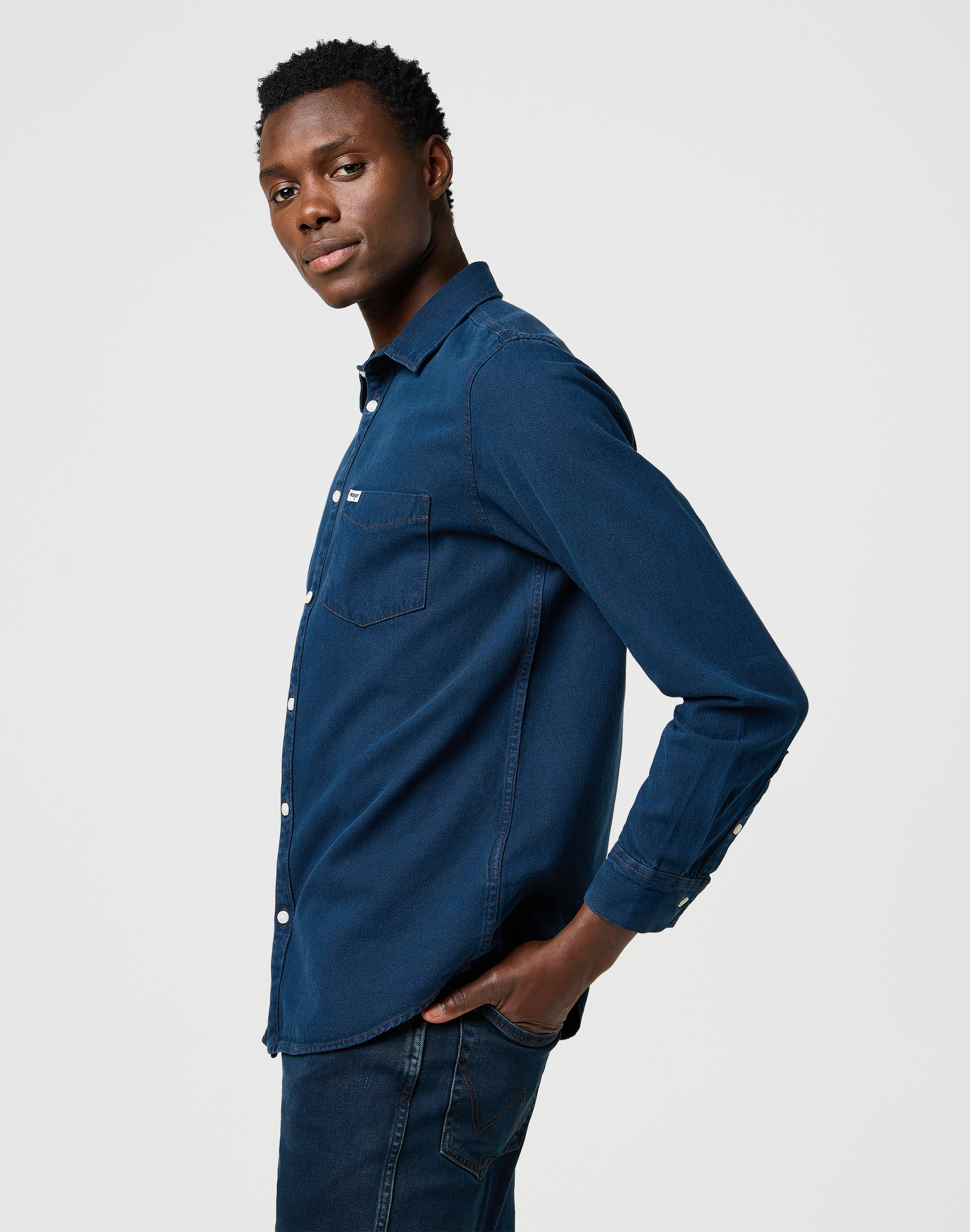 חולצת ג'ינס ארוכה – תמונה 5