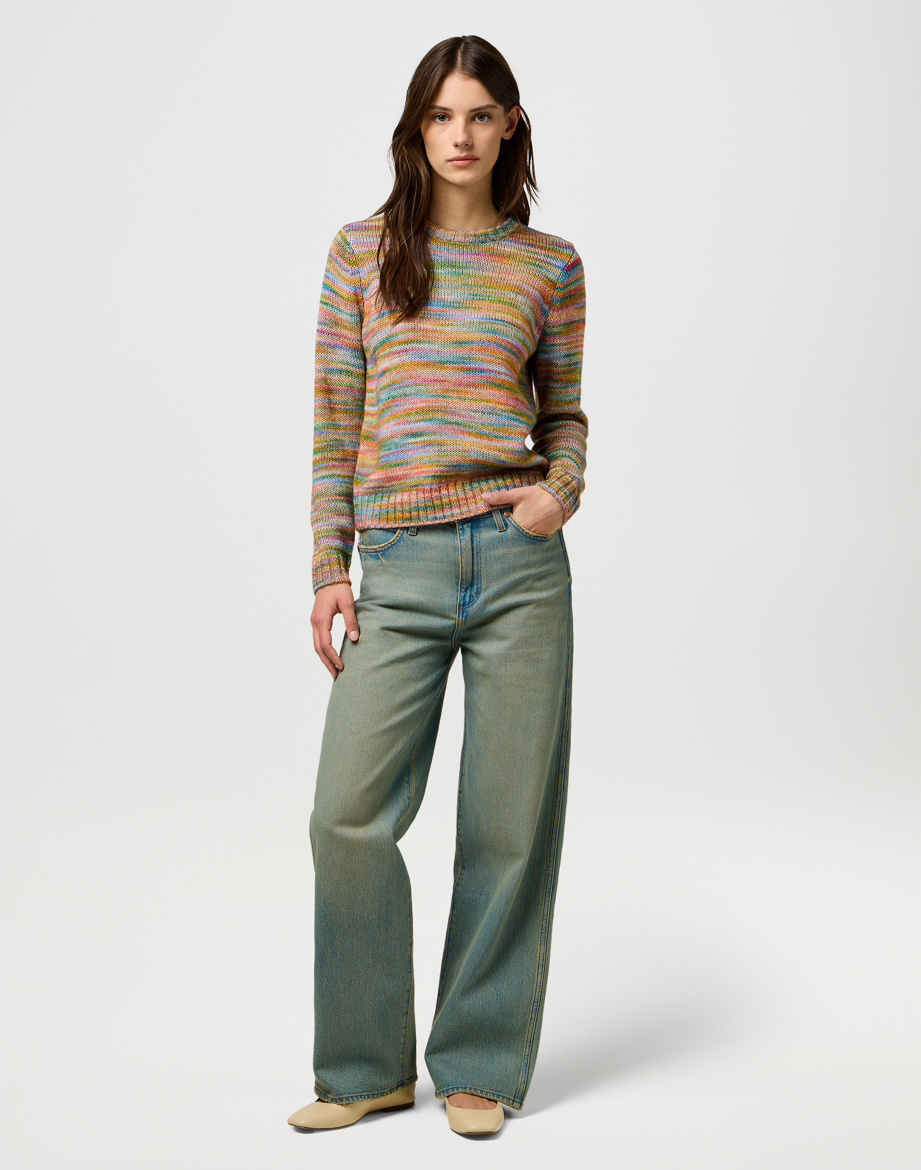 סוודר בגזרה צמודה – תמונה 3