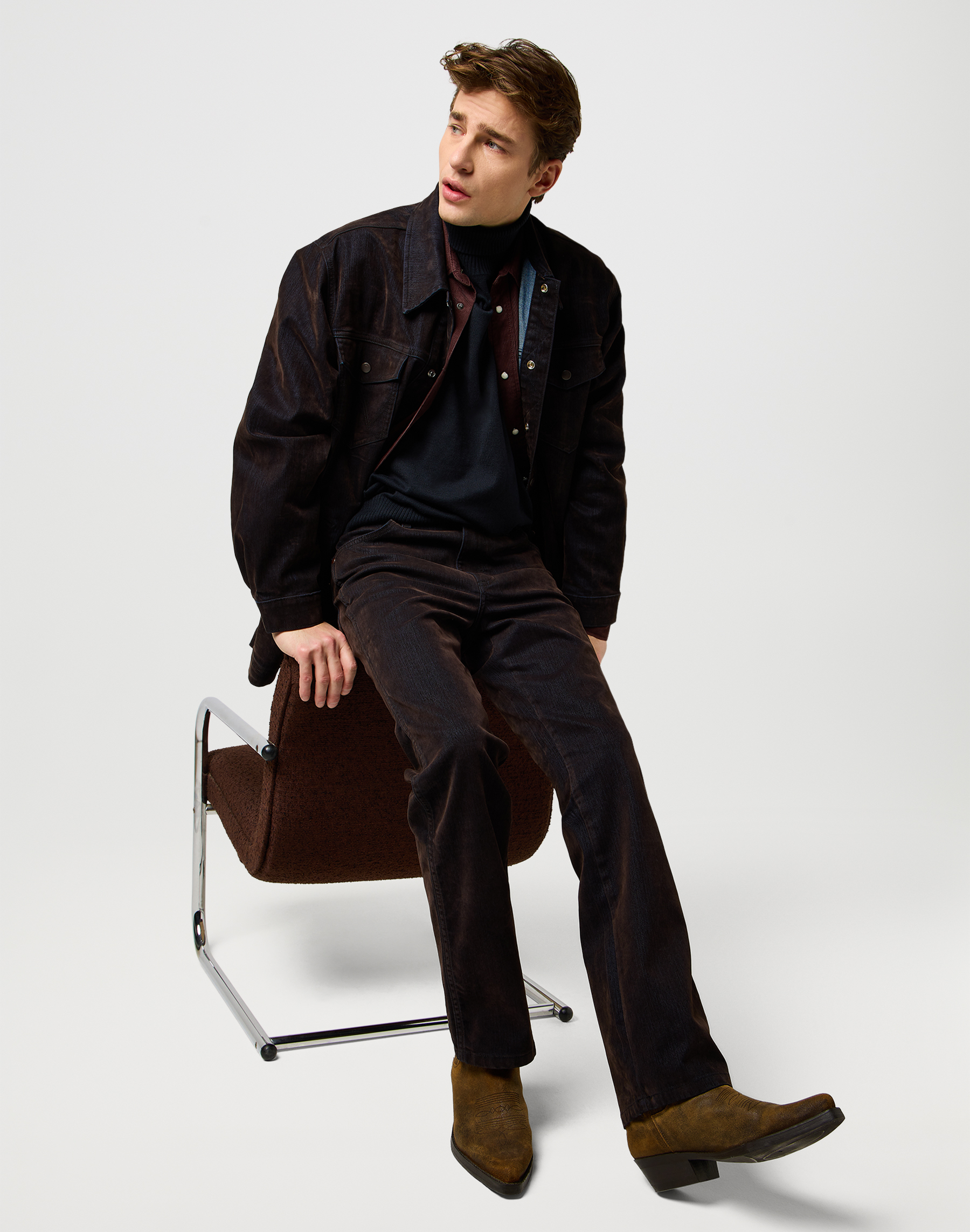 ג'ינס Wrancher בגזרת Slim – תמונה 6