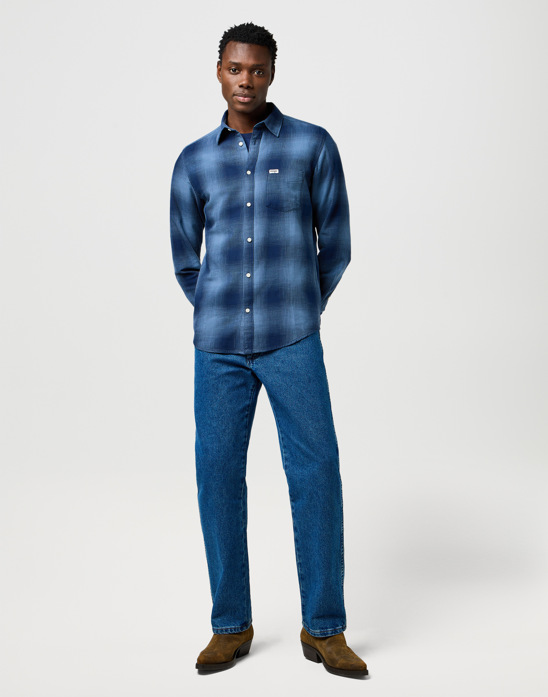 חולצה מכופתרת ארוכה – תמונה 3