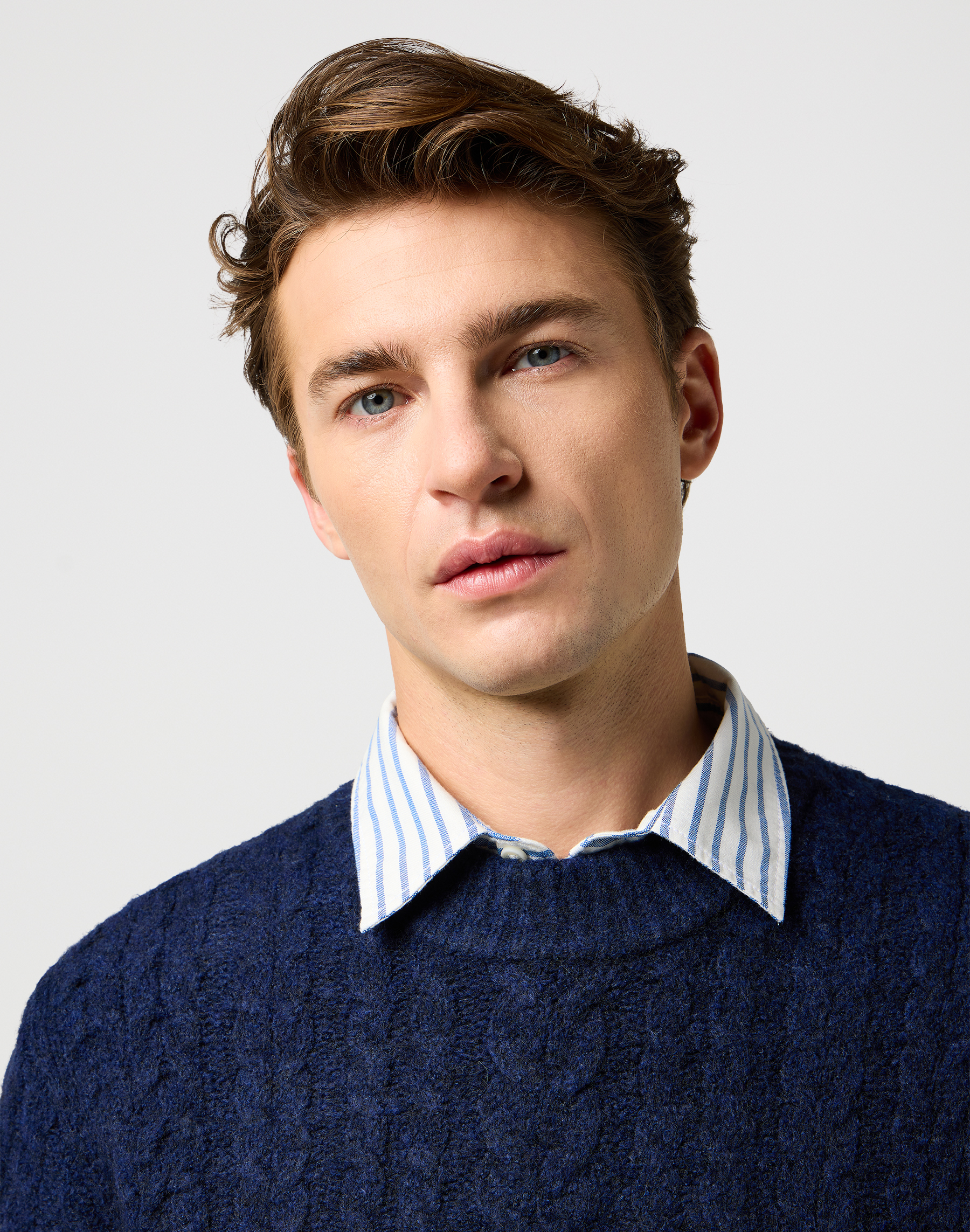 סריג בצבע כחול – תמונה 4