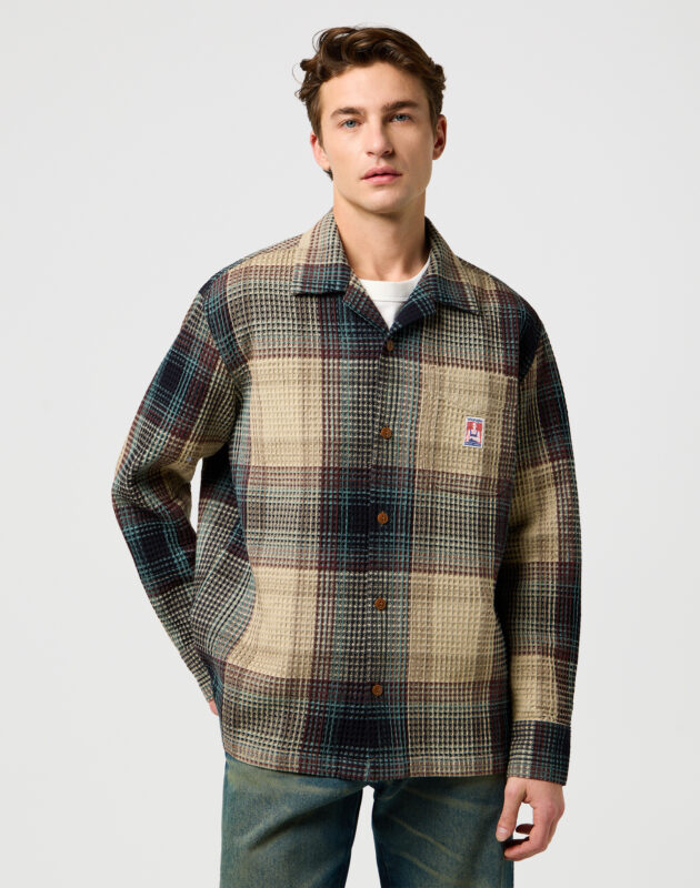 חולצת Casey Jones משובצת עם שרוולים ארוכים