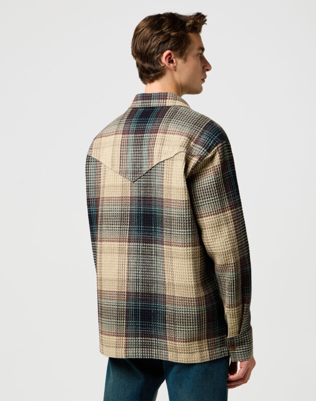 חולצת Casey Jones משובצת עם שרוולים ארוכים