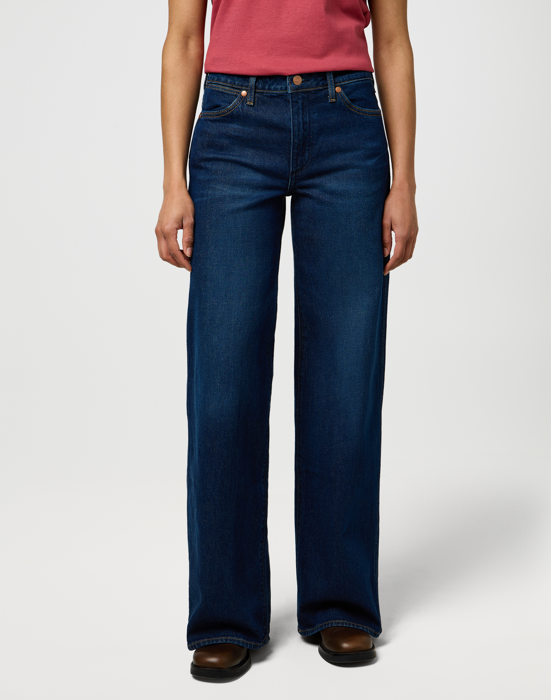 ג'ינס World Wide בגזרת Wide Leg