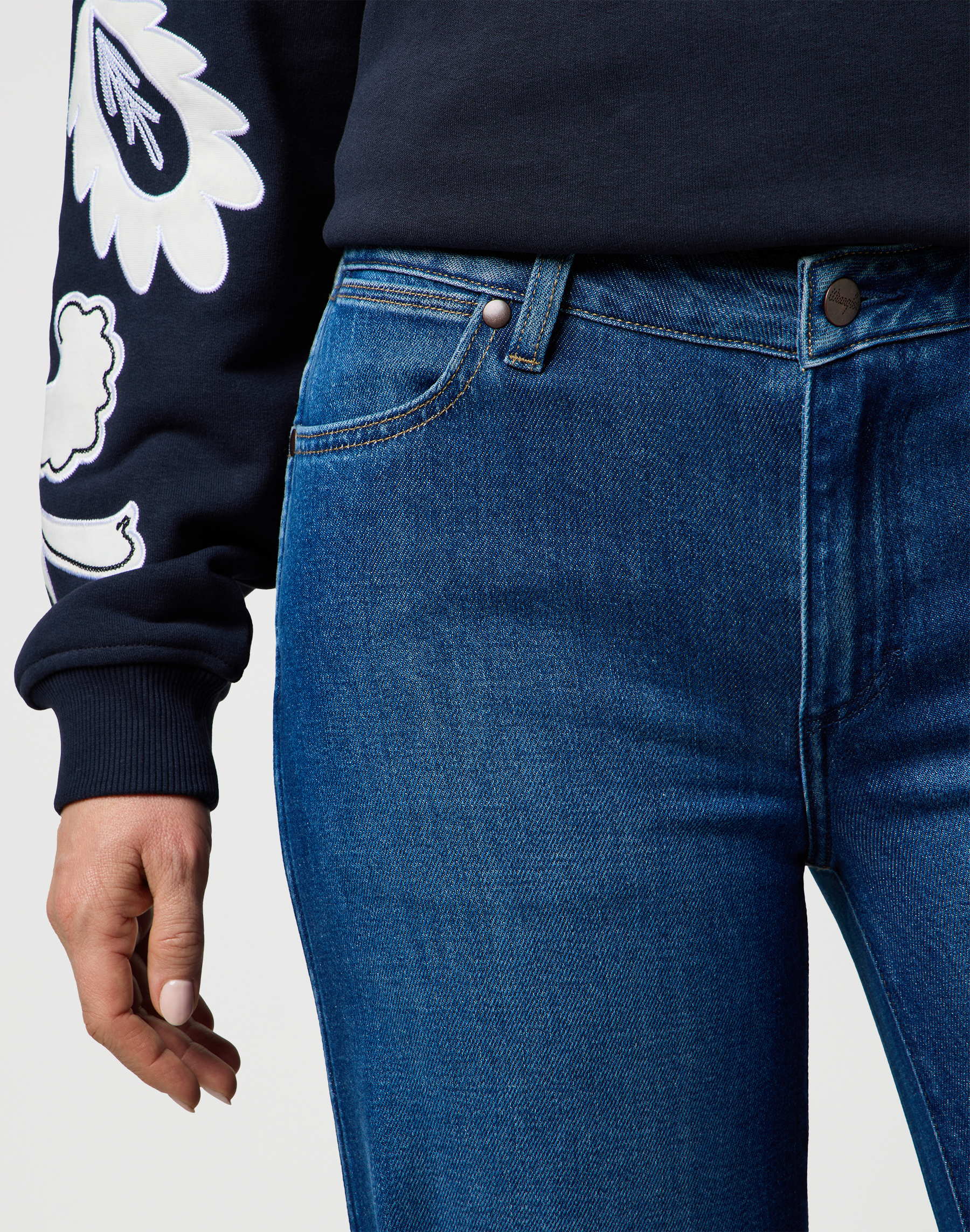 ג'ינס World Wide בגזרת Wide Leg – תמונה 4