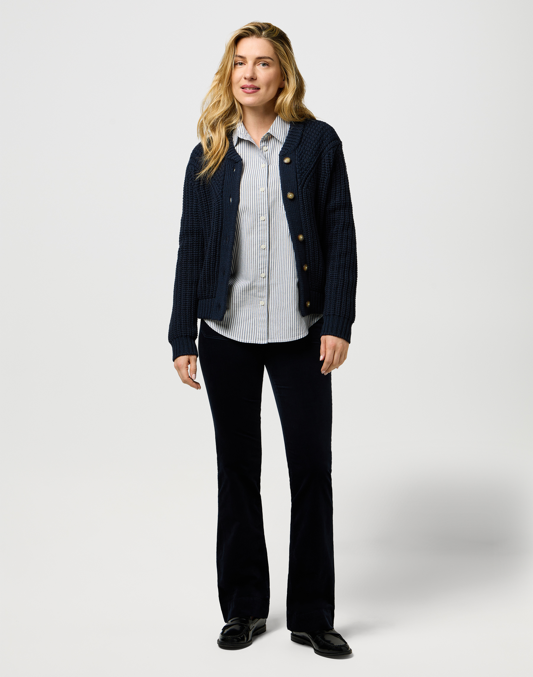 ג'ינס Flare בגזרה מתרחבת – תמונה 3