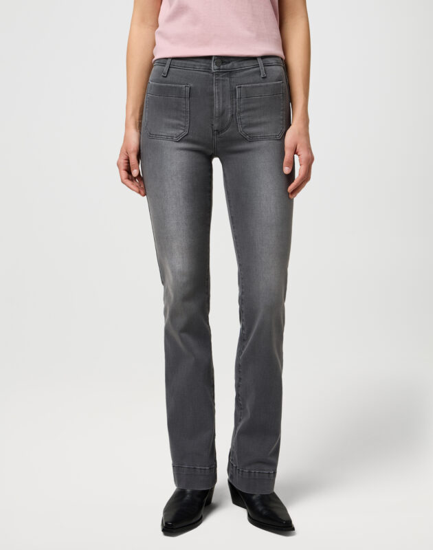 ג’ינס Flare בגזרה מתרחבת