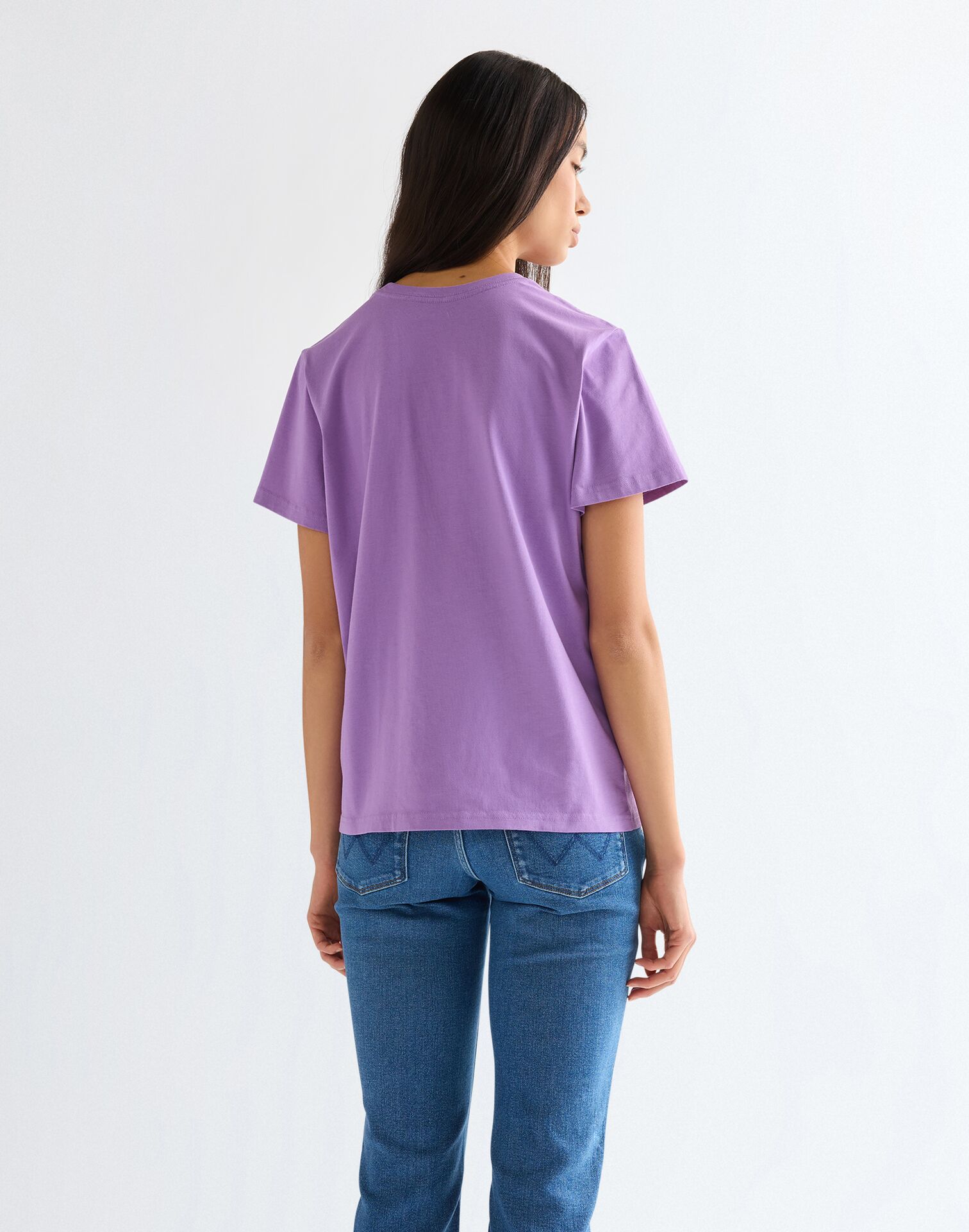 חולצת טי שירט קצרה חלקה – תמונה 2